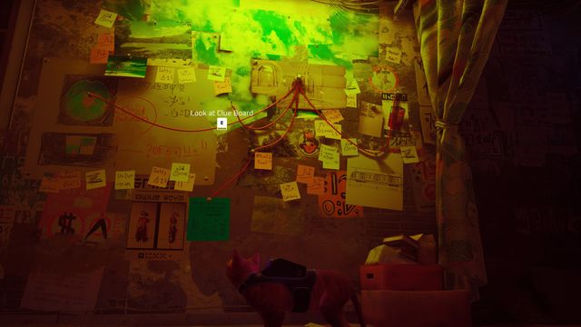 Stray : Où trouver les indices du message mystérieux de Clémentine (Midtown)