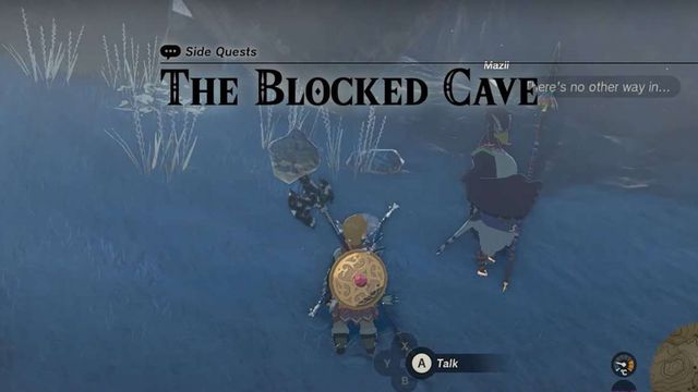 Zelda : Tears Of The Kingdom - Soluce de la grotte bloquée