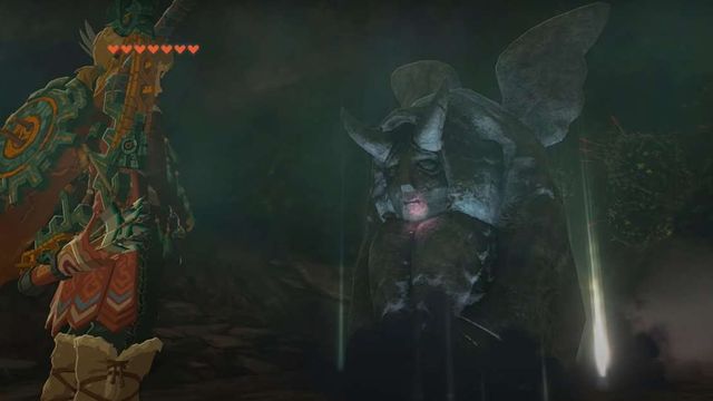 Négocier avec la statue - Zelda : Tears Of The Kingdom