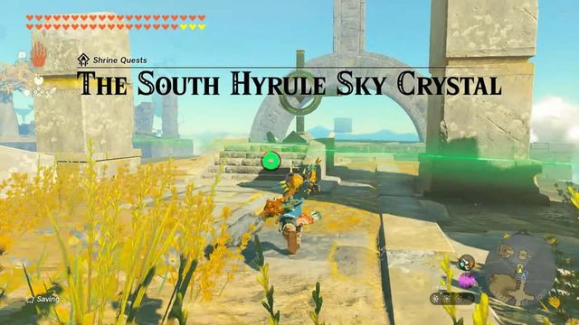 Zelda : Tears Of The Kingdom - Le cristal de ciel d'Hyrule Sud