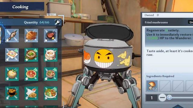 Tower of Fantasy : Guide de cuisson