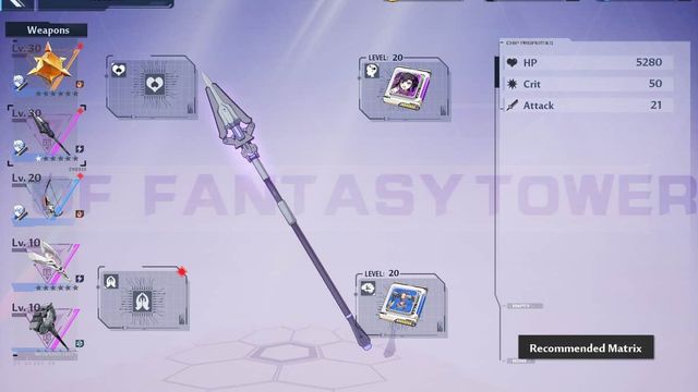 Tower of Fantasy : Guide sur les matrices