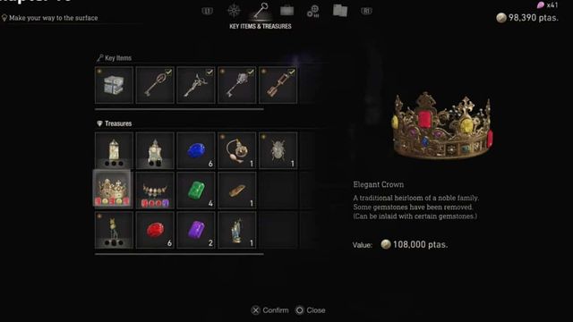Resident Evil 4 : Guide des combinaisons de trésors
