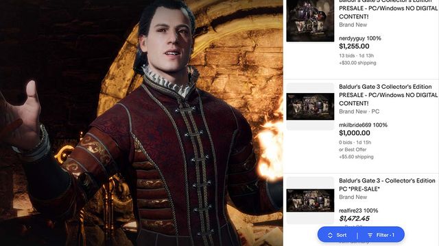 L'édition collector de Baldur's Gate 3 vendue à plus de 1000 $ en ligne