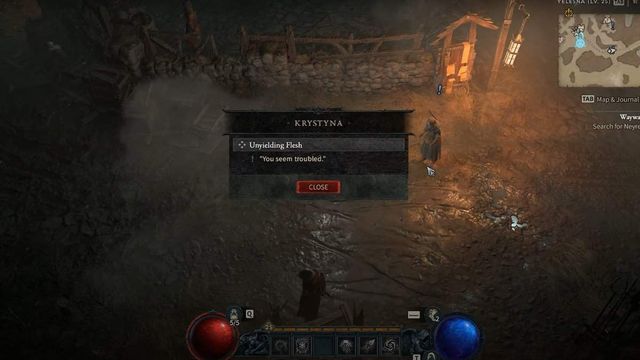Comment terminer la quête de chair inflexible dans Diablo 4