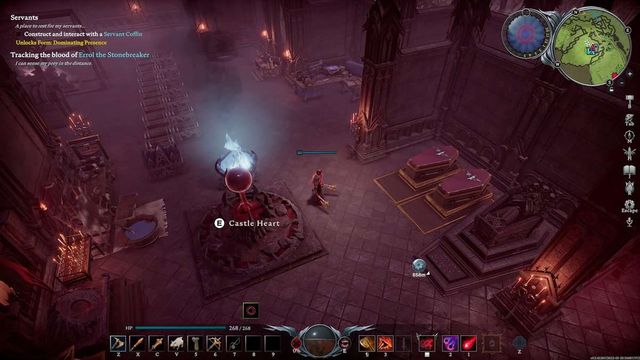 V Rising Castle Heart: Stop Decay, mises à niveau