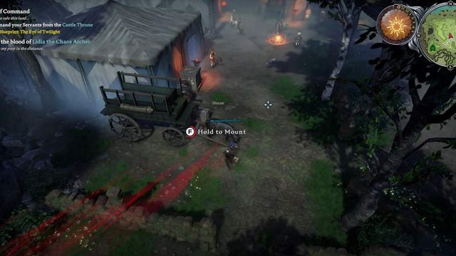 V Rising : Emplacement des chevaux