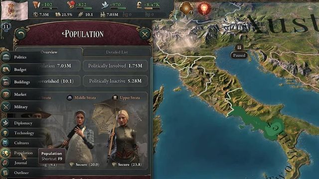 Victoria 3 : Guide de la croissance démographique