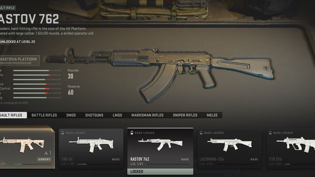 Meilleur chargement de Kastov-762 dans Warzone 2