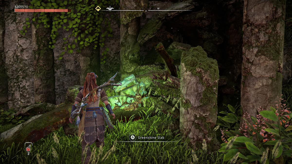 Horizon : Forbidden West - Où trouver Greenshine