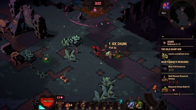 Wizard with a Gun - Où trouver des morceaux de glace