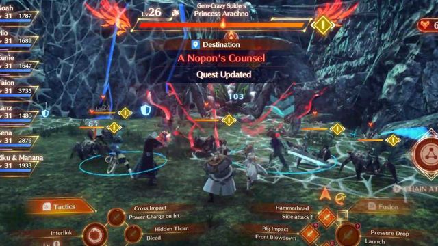 Xenoblade Chronicles 3 : Guide du boss Princesse Arachno
