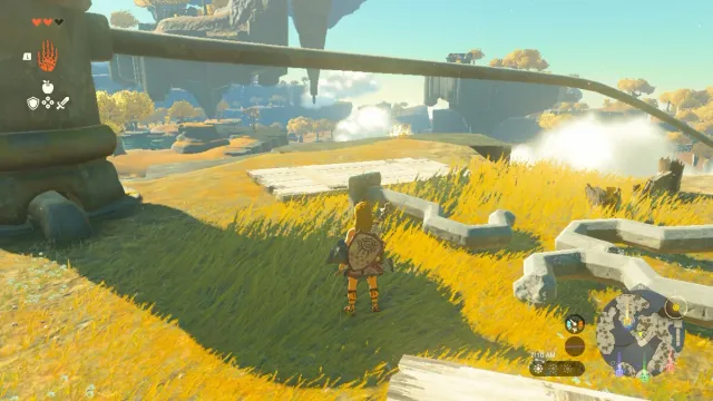 Zelda : Tears of the Kingdom - Comment utiliser le rail dans Great Sky Island