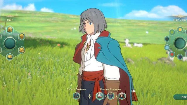 Ni no Kuni : Cross Worlds - Création de personnages