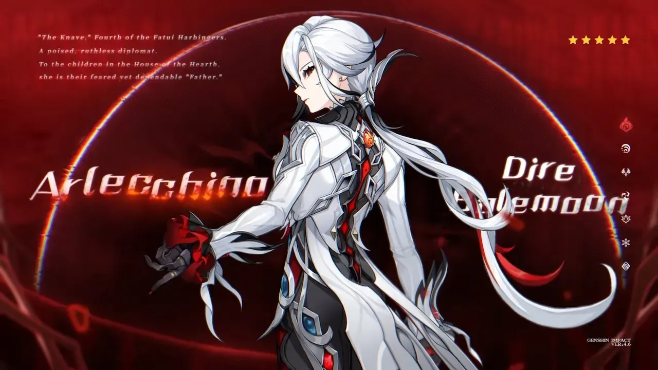 Genshin Impact : Arlecchino F2P - Meilleure construction, arme et agriculture de matériaux