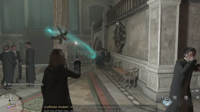 Hogwarts Legacy : Comment accomplir la quête "Like A Moth To A Frame"
