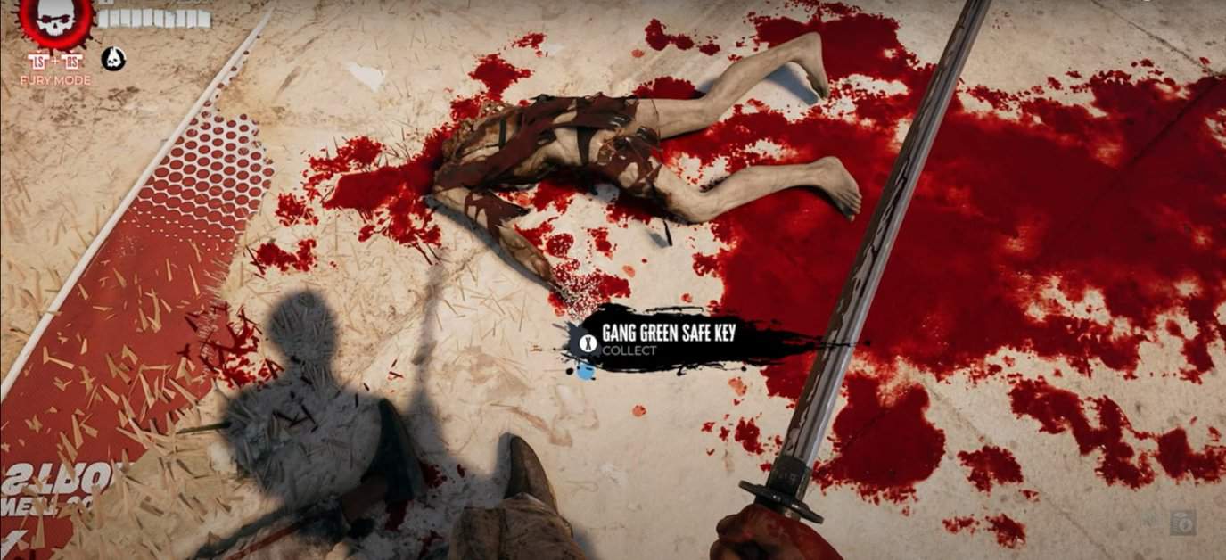 Dead Island 2 : Emplacement de la clé du coffre-fort Gang Green