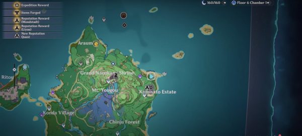 Genshin Impact : Comment accéder au domaine Kamisato