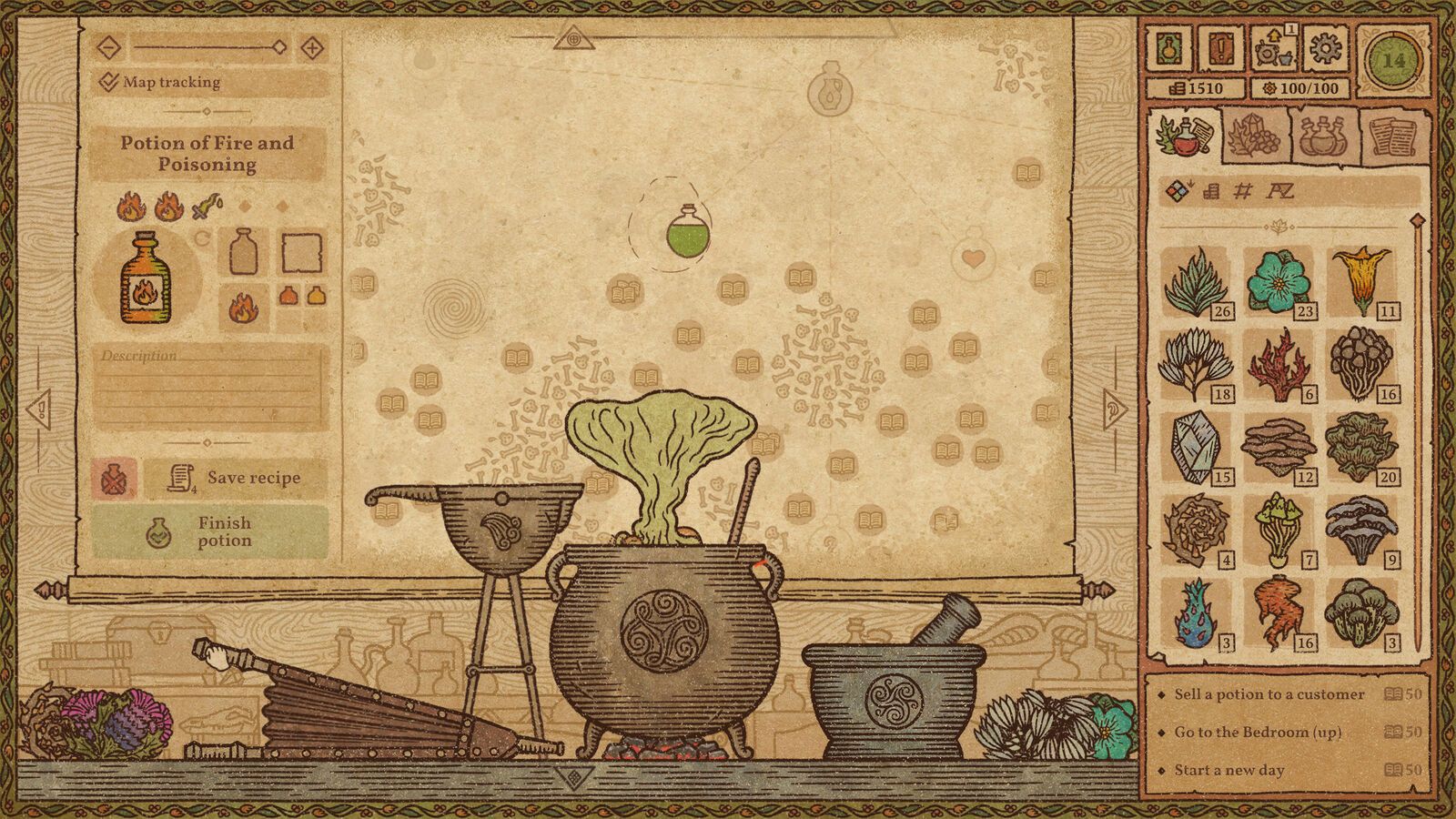 Alchemy sim Potion Craft a le meilleur système d'artisanat jamais concocté