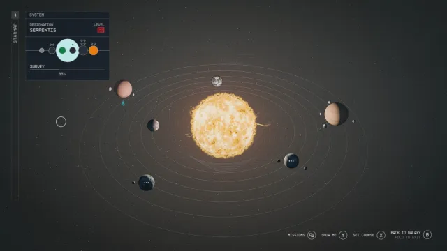Starfield : Où trouver le système Serpentis