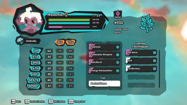 Temtem : Guide des statistiques