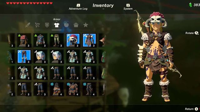 Zelda : Breath Of The Wild - Meilleure armure