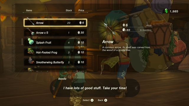Zelda : Tears Of The Kingdom - Les meilleurs marchands d'Hyrule