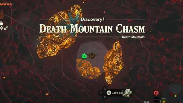 Comment se rendre au gouffre du Mont de la Mort - Zelda : Tears Of The Kingdom