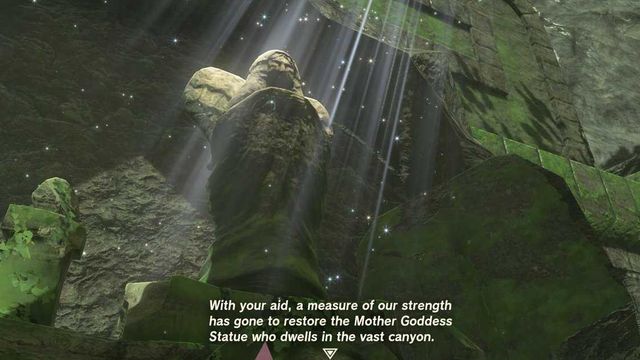 Zelda : Tears Of The Kingdom - Emplacement des statues de déesses