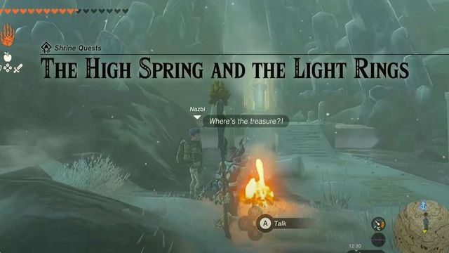 Le haut printemps et les anneaux de lumière - Zelda : Tears Of The Kingdom