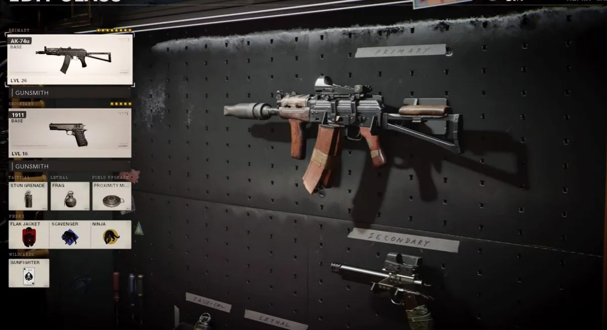 Call of Duty Black Ops Cold War Guide des meilleures configurations de l'AK74u