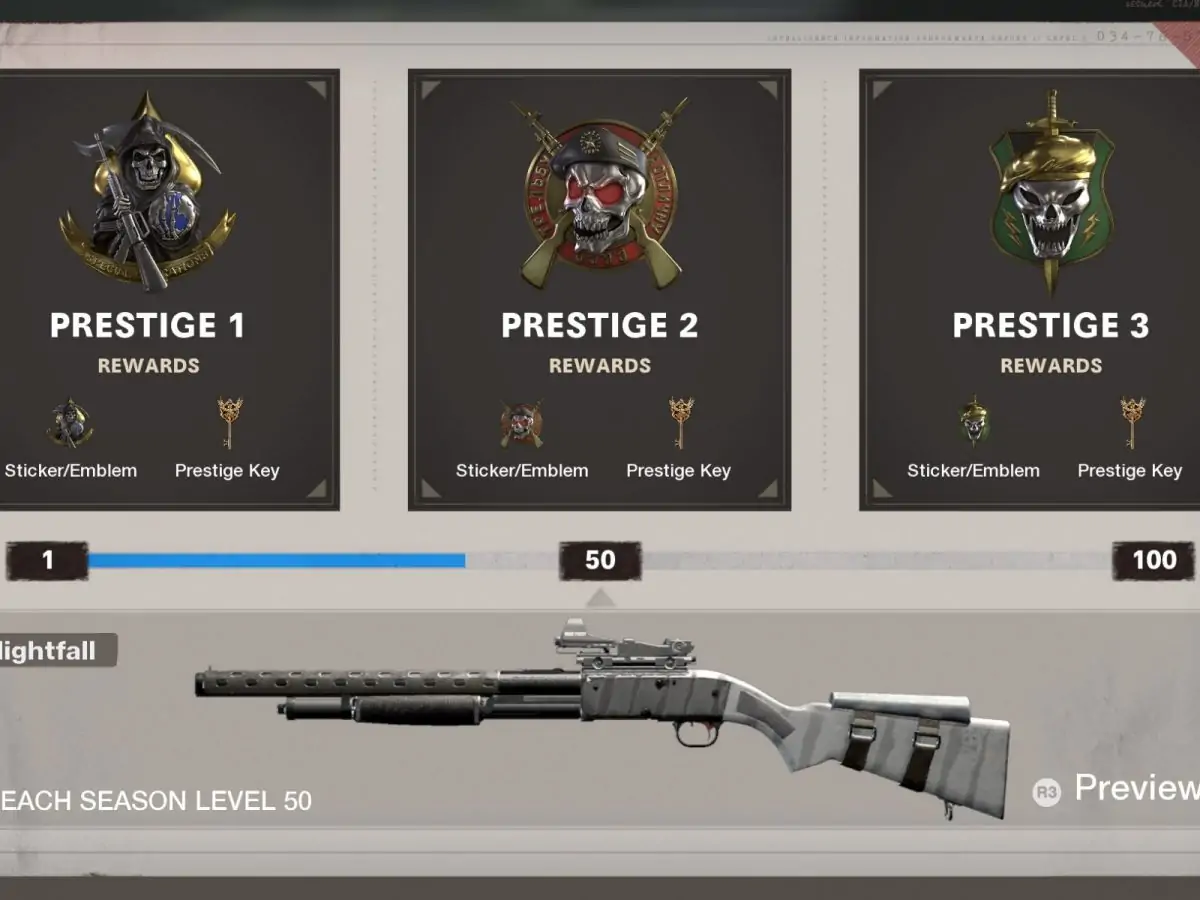 Call of Duty Black Ops Cold War Guide des Prestiges