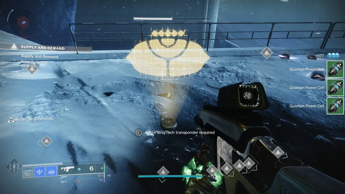 Destiny 2 Beyond Light - Le transpondeur Braytech