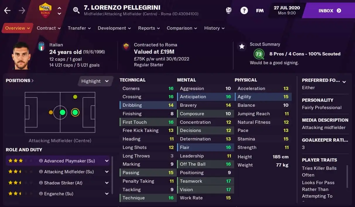 Football Manager 2021 : Meilleurs joueurs pour chaque poste