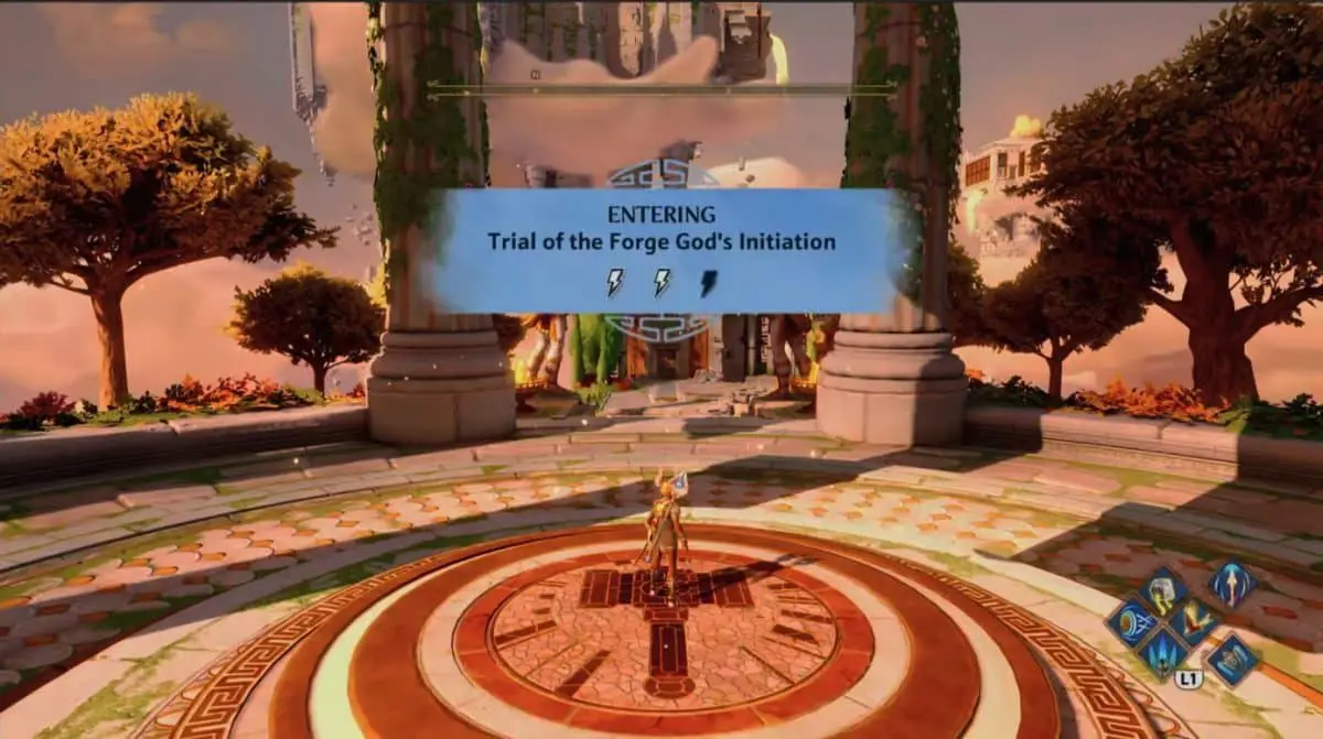 Immortels Fenyx Rising L'épreuve de l'initiation de Forge God