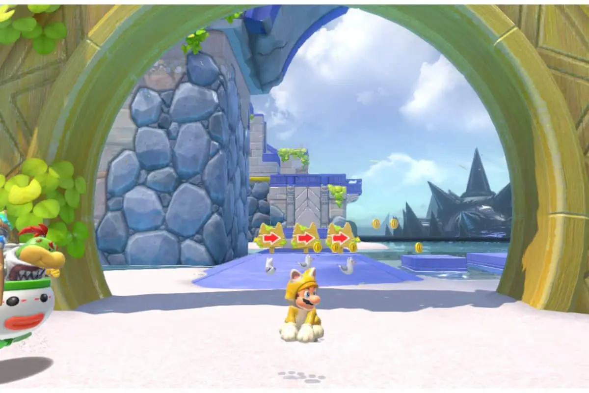 Super Mario 3D World - Guide de localisation des fragments de chat dans la zone Bowser’s Fury Wasteland