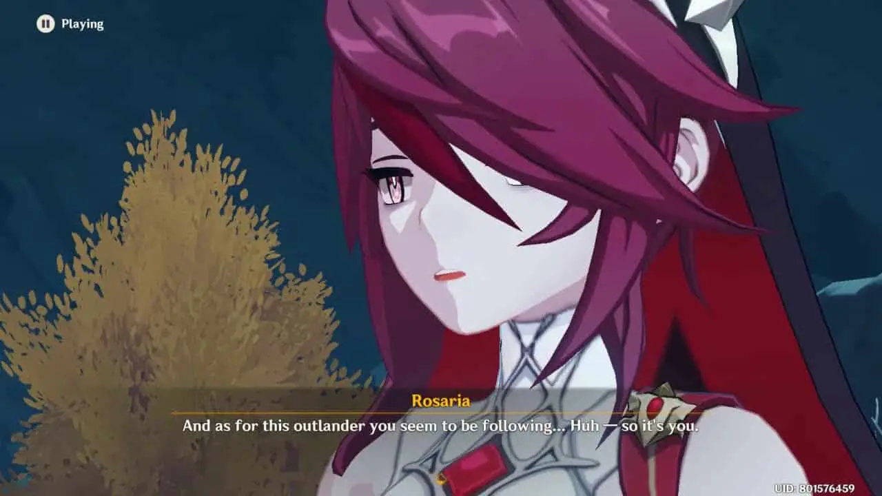 Genshin Impact  - Guide du personnage " Rosaria "
