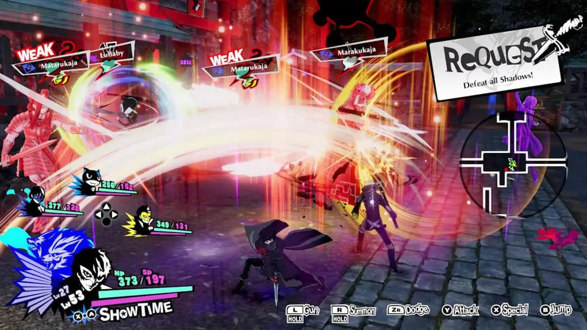 Guide des compétences physiques dans Persona 5 Strikers