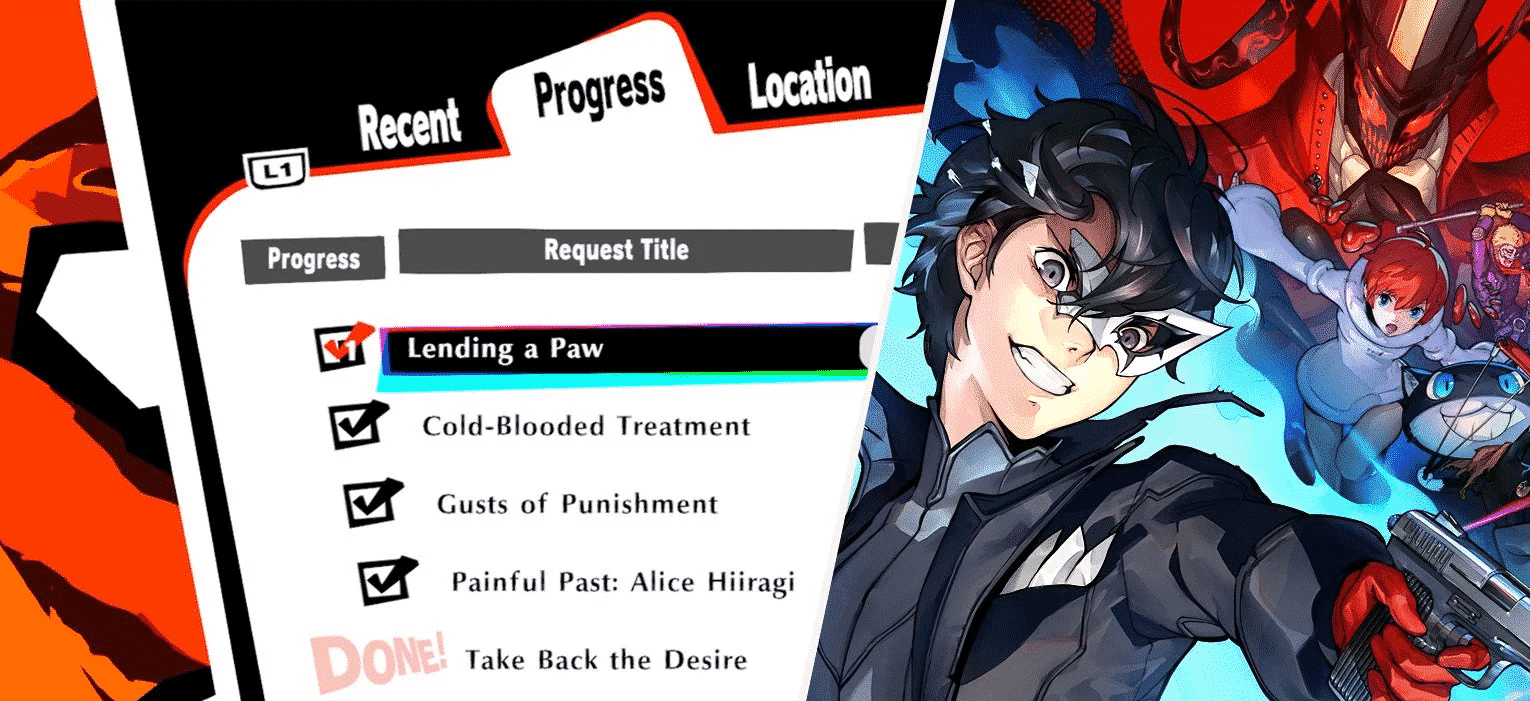 Persona 5 Strikers - Guide de toutes les requêtes