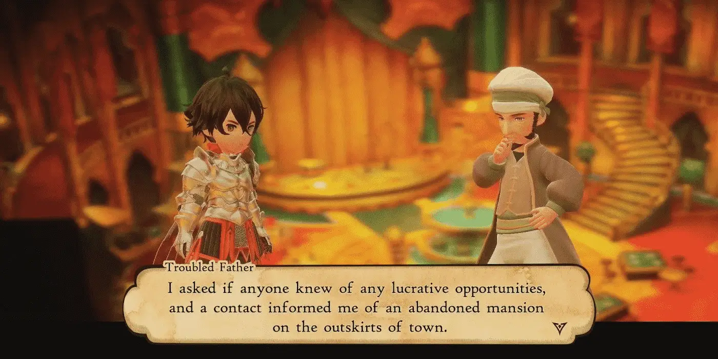 Procédure pas à pas du manoir abandonné de Bravely Default 2