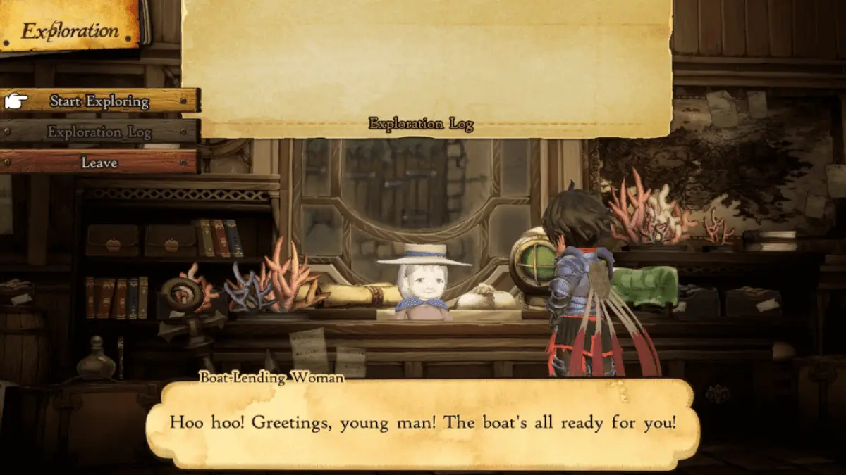 Guide d'exploration du bateau Bravely Default 2