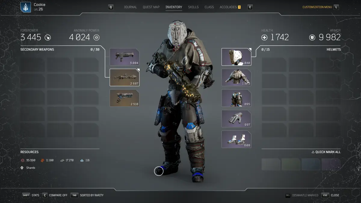 Outriders Guide des meilleures armes légendaires