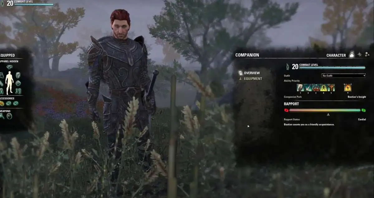 The Elder Scrolls Online : Guide des compagnons de Blackwood
