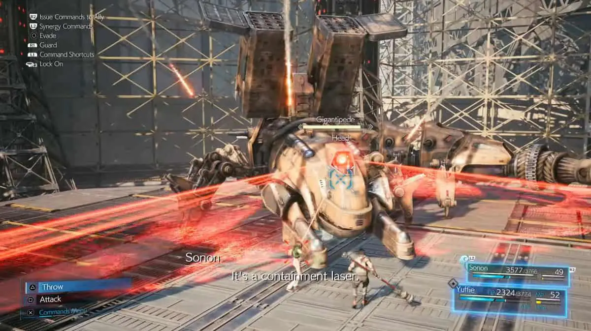 Final Fantasy 7 Remake Intergrade : Guide du boss Gigantipede
