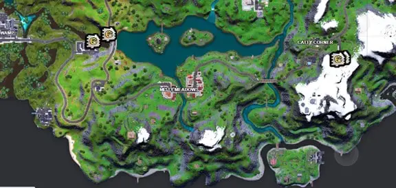 Guide de localisation des murs à graffitis de Fortnite Chapitre 2 Saison 7 Semaine 2