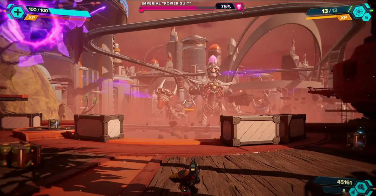 Ratchet & Clank: Rift Apart - Guide du boss Power Suit