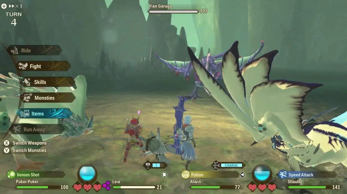 Monster Hunter Stories 2: Wings of Ruin - Comment vaincre Yian Garuga