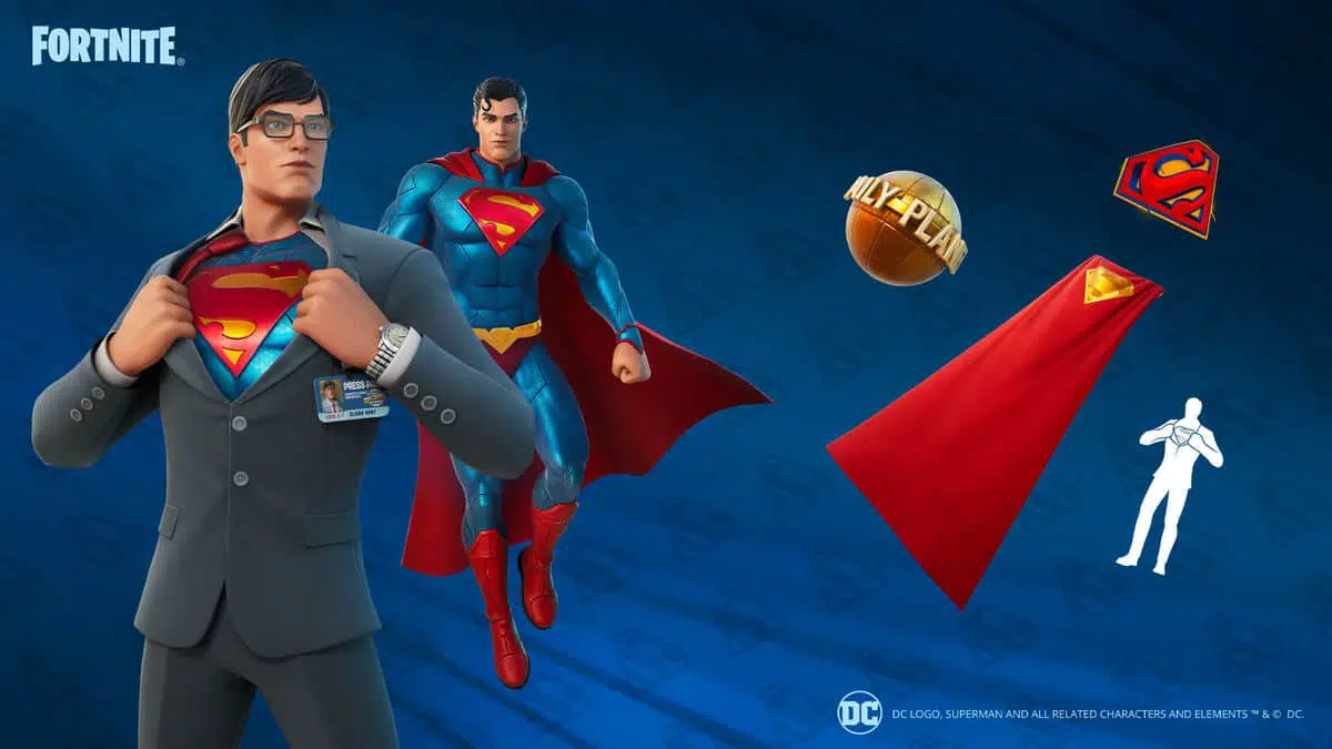 Fortnite : Comment se glisser dans les anneaux comme Clark Kent