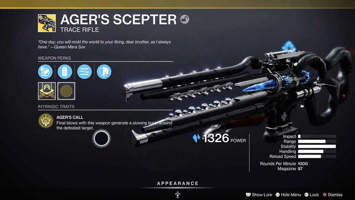 Destiny 2 : Comment obtenir le fusil exotique du sceptre d'Ager