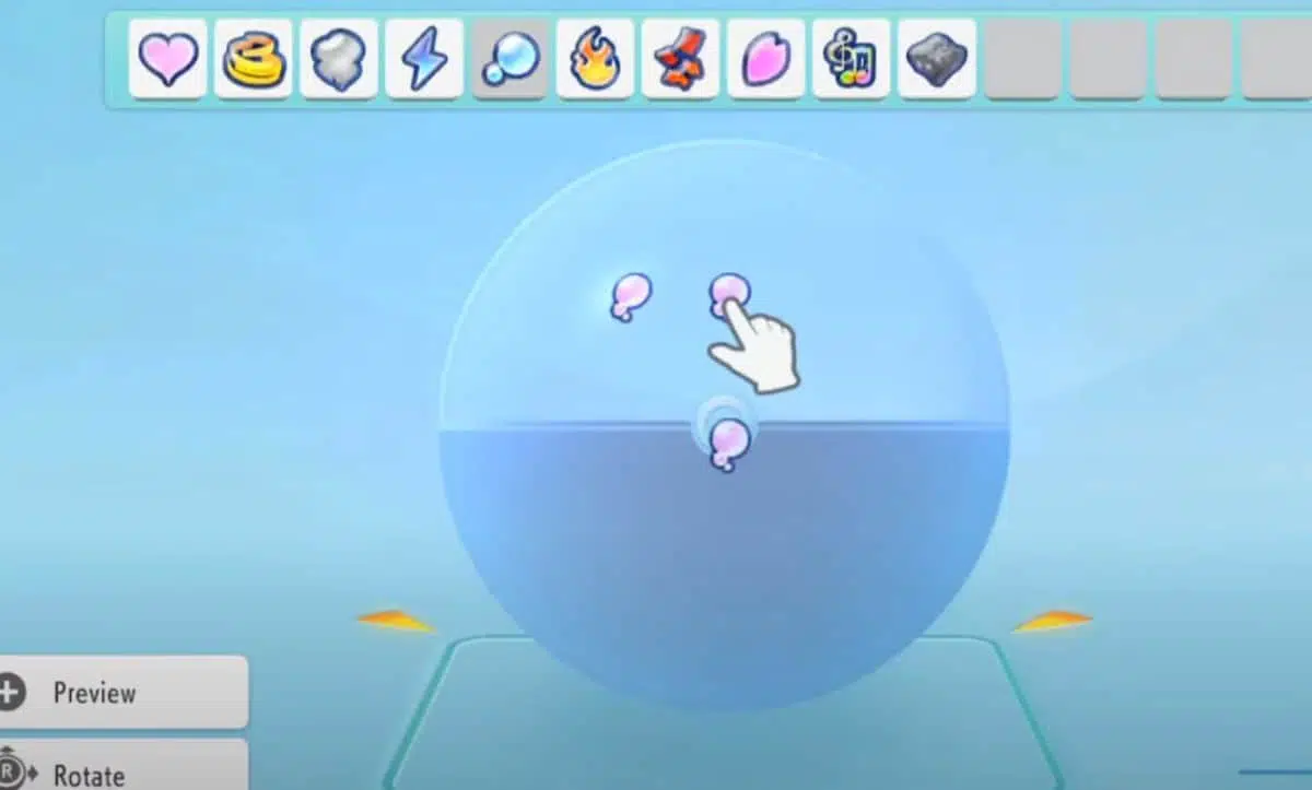 Pokemon BDSP : Comment utiliser des autocollants